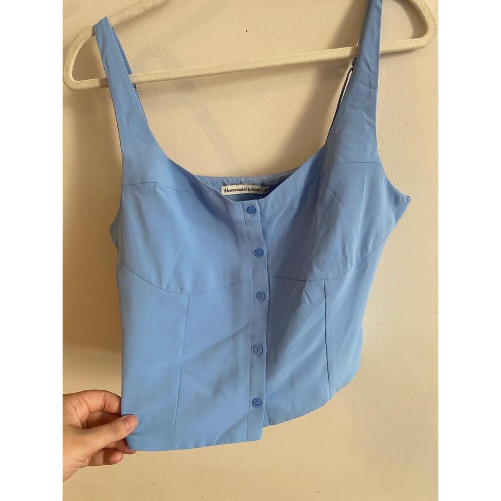 Abercrombie & Fitch Blue Tank Top - Picture 2 of 6